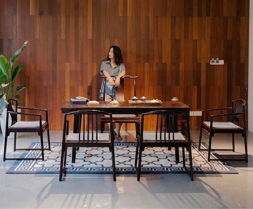 Bộ bàn trà gỗ tự nhiên phong cách hiện đại - Đồ gỗ Thọ Phương
